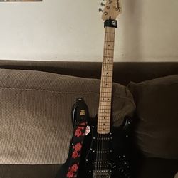 Black Squire Stratocaster 