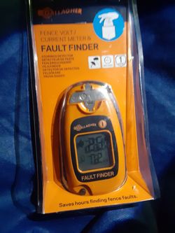 ELECTRIC FENCE VOLT & CURRENT METER & FAULT FINDER
