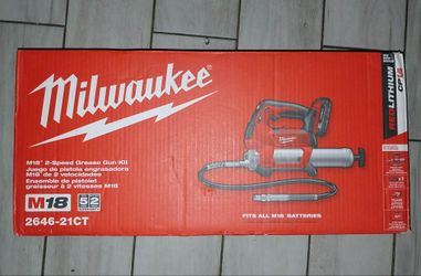 Milwaukee m18 greasa gun kit