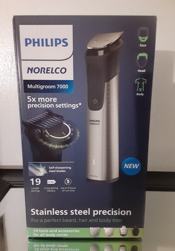 Phillips Norelco Multigroom 7000
Brand New. (Great Gift Idea)