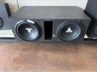 JL sub woofers in box