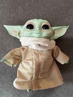 Star Wars the mandalorian baby Yoda Grogu talking plush