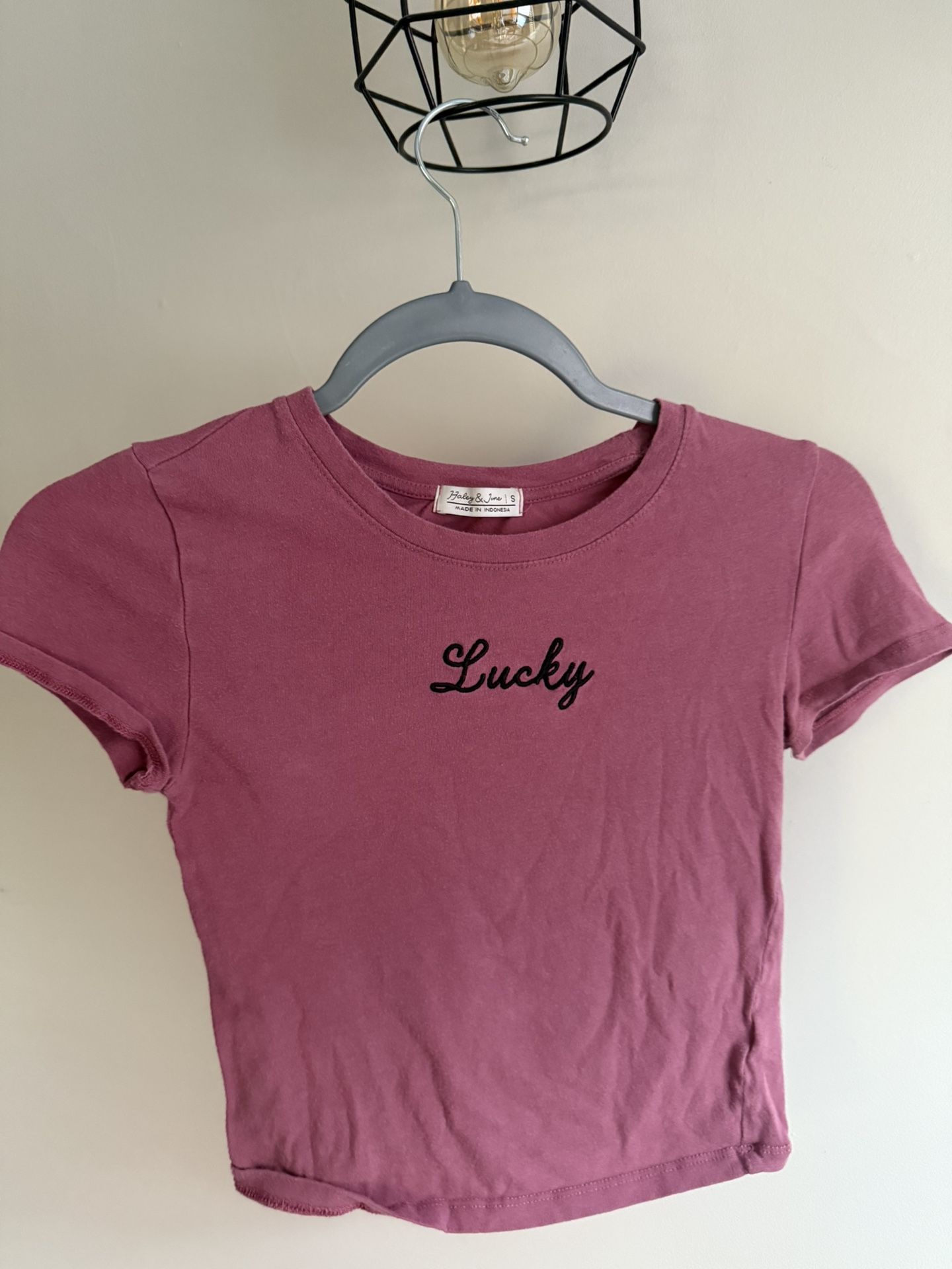 Haley & June Pink Top Size S