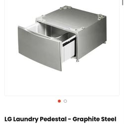 LG Laundry Pedestal - Graphite Steel   Model: WDP4V