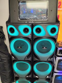 MAXPOWER Touchscreen Bluetooth Karaoke Speaker, with WiFi, Mic Included🔥