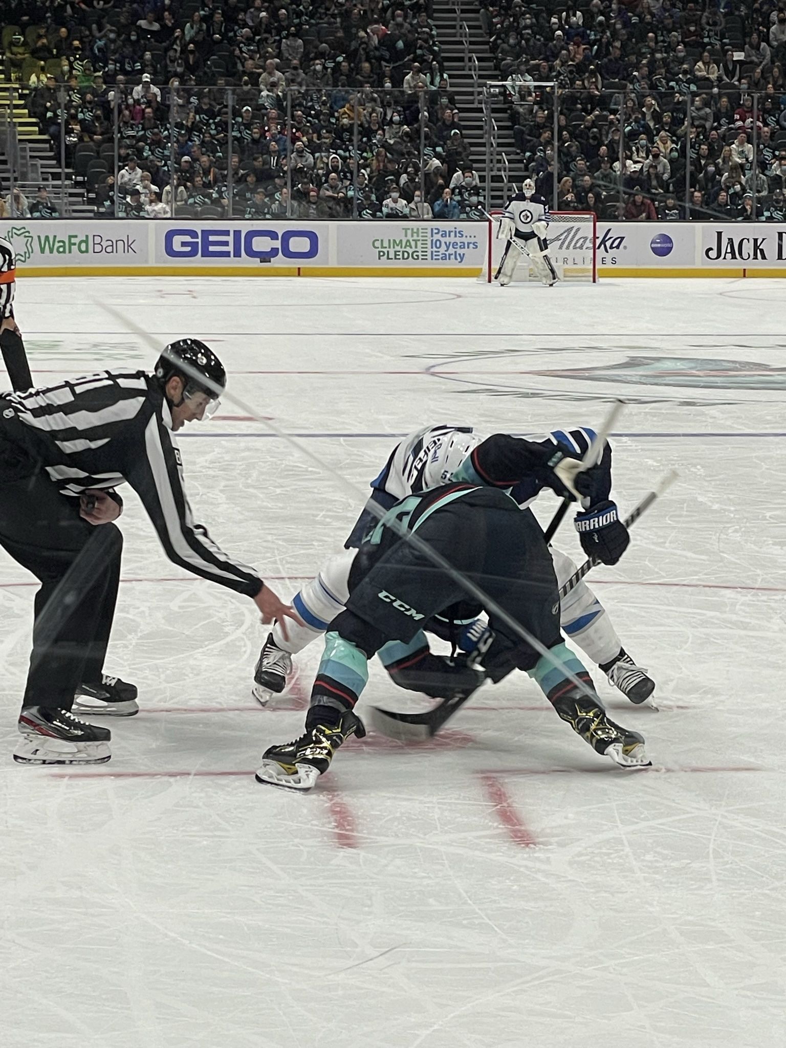 KRAKEN vs CANUCKS (on the glass) $200