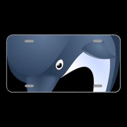 License Plate Novelty Car Front Dolphin Mammal Animal Marine Mammal
