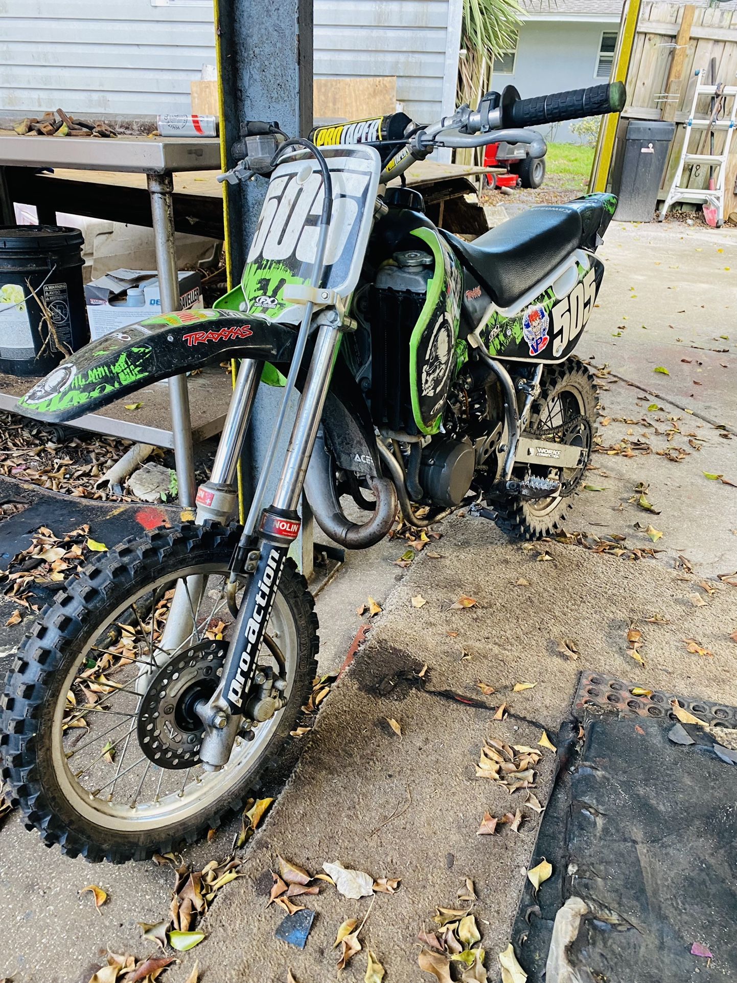 KX85 Dirt Bike Runs Title In Hand