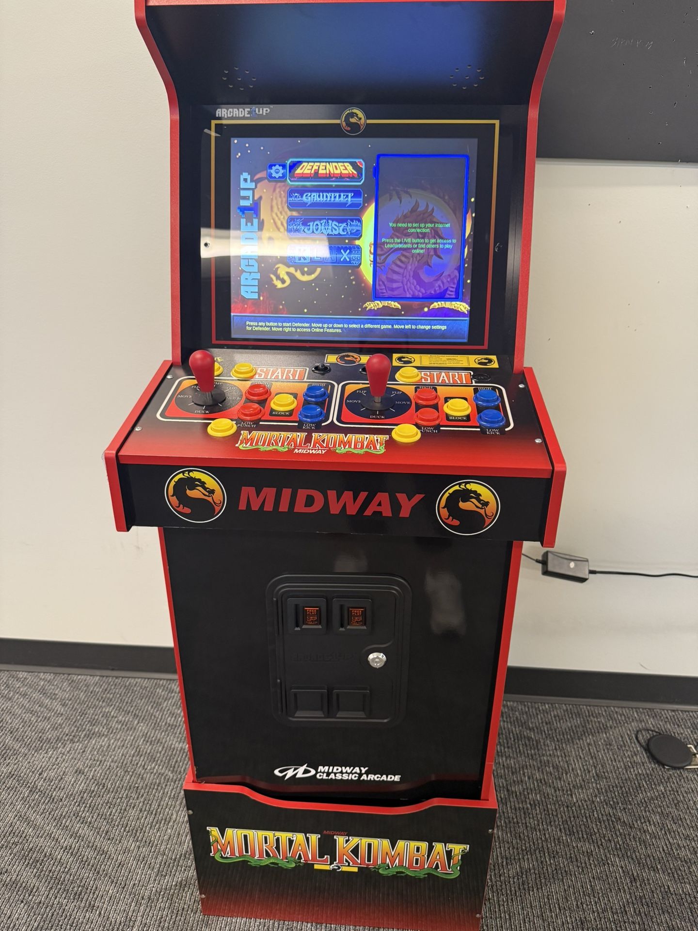 Arcade1Up Mortal Kombat Arcade Machine, Midway Legacy 30th Anniversary Edition