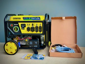 Brand new Champion 11,500/9200-Watt Electric Start Tri Fuel Portable Generator