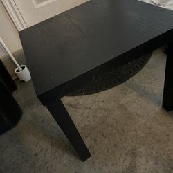 Ikea Side Table Black