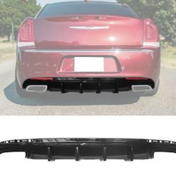 15-23 Chrysler 300 Rear Bumper Diffuser Gloss Black
