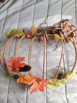 New Pumpkin Decore You Can Add Or Put Lights On It