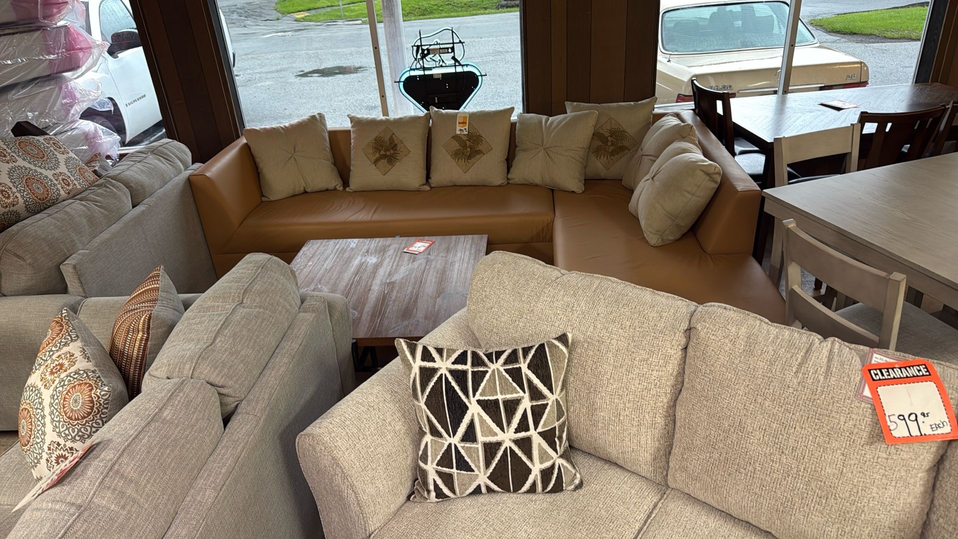 Brand new sectional closeout special 699