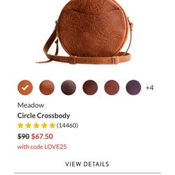 Portland Leather  Crossbody Purse 