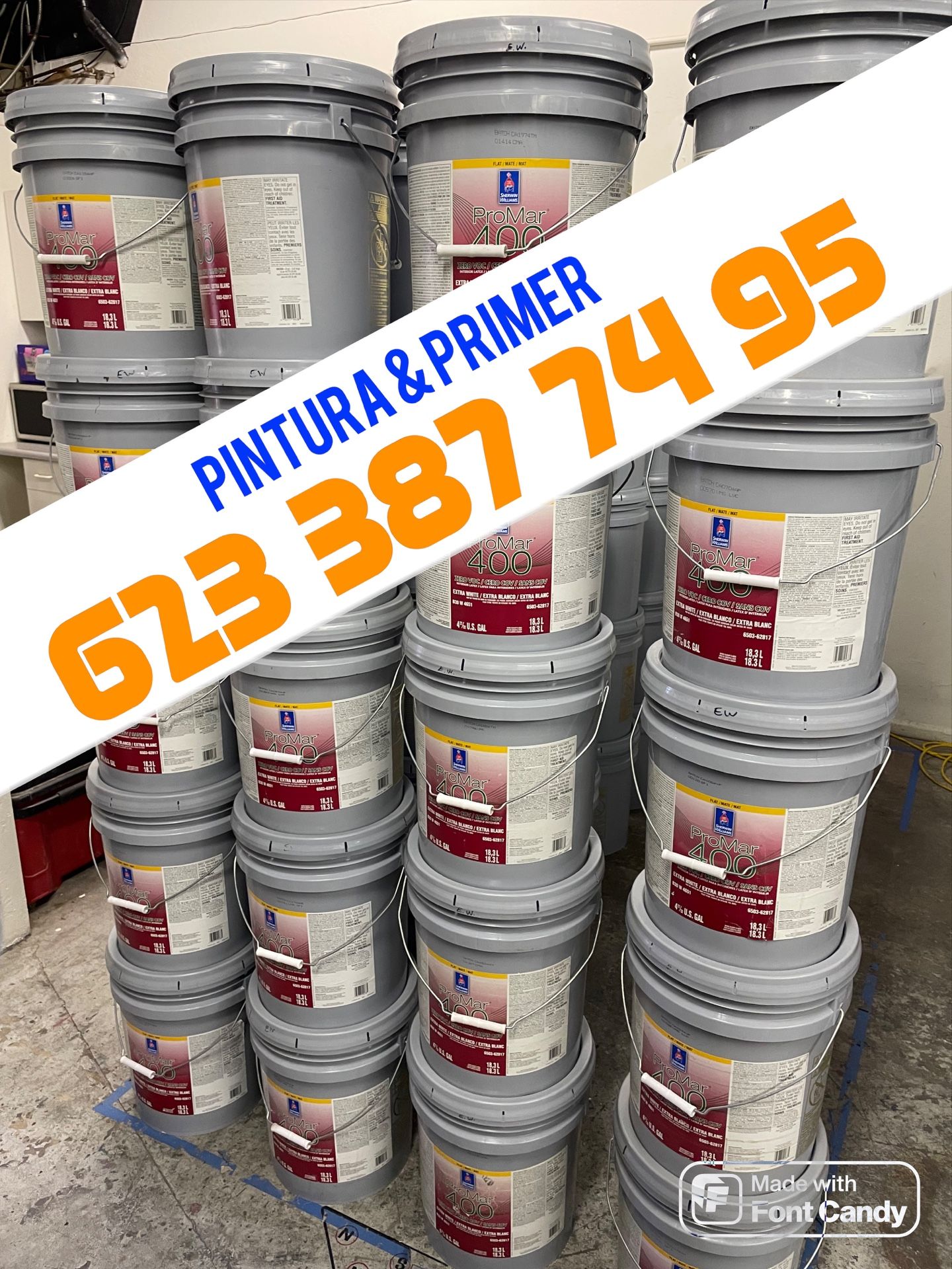 White Flats Semigloss Eggshell 