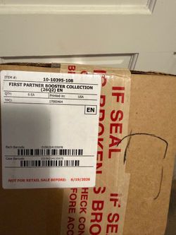 First partner series 2 sealed case (6 products) pokemon
