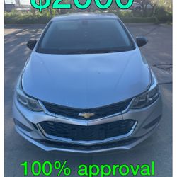 2018 Chevy Cruz No Credit Application