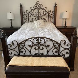 Bed Frame with 2 night Stands