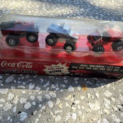 Vintage Coca Cola Tough Riders Cars