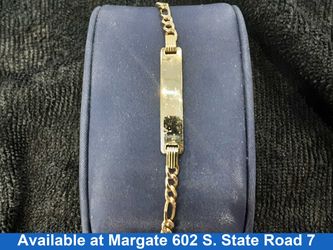 ID Bracelet - Yellow Gold 14k (.585) 2.8 grams 6 inch