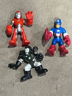 Marvel Avengers imaginext Figures Captain America & War machine & Ironman