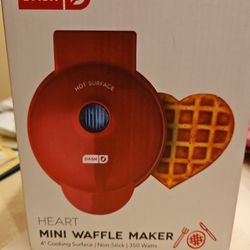 Dash Mini Heart Waffle Maker