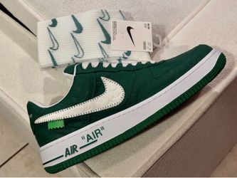 Virgil Abloh’s LV Air Force Ones-Green