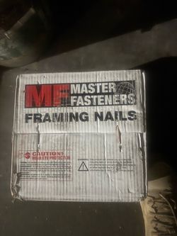 Master Fasteners Framing Nails Box