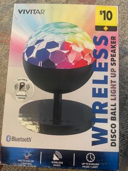 Wireless Disco Ball Light Up Speaker