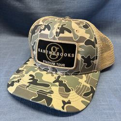 Garth Brooks “Stadium Tour” Camo Trucker Hat - Brand New! 