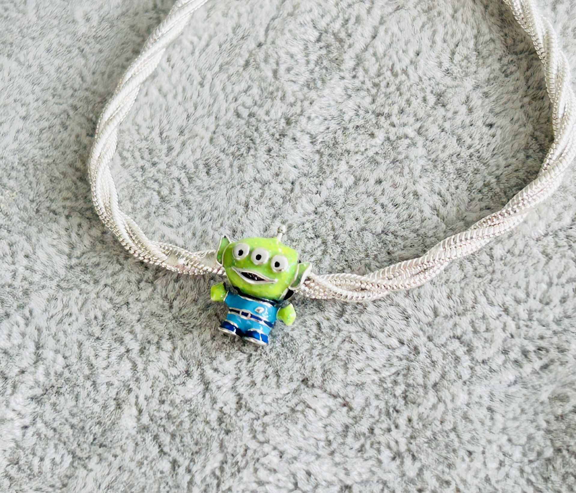 Disney Toy Story Alien Charm 925s