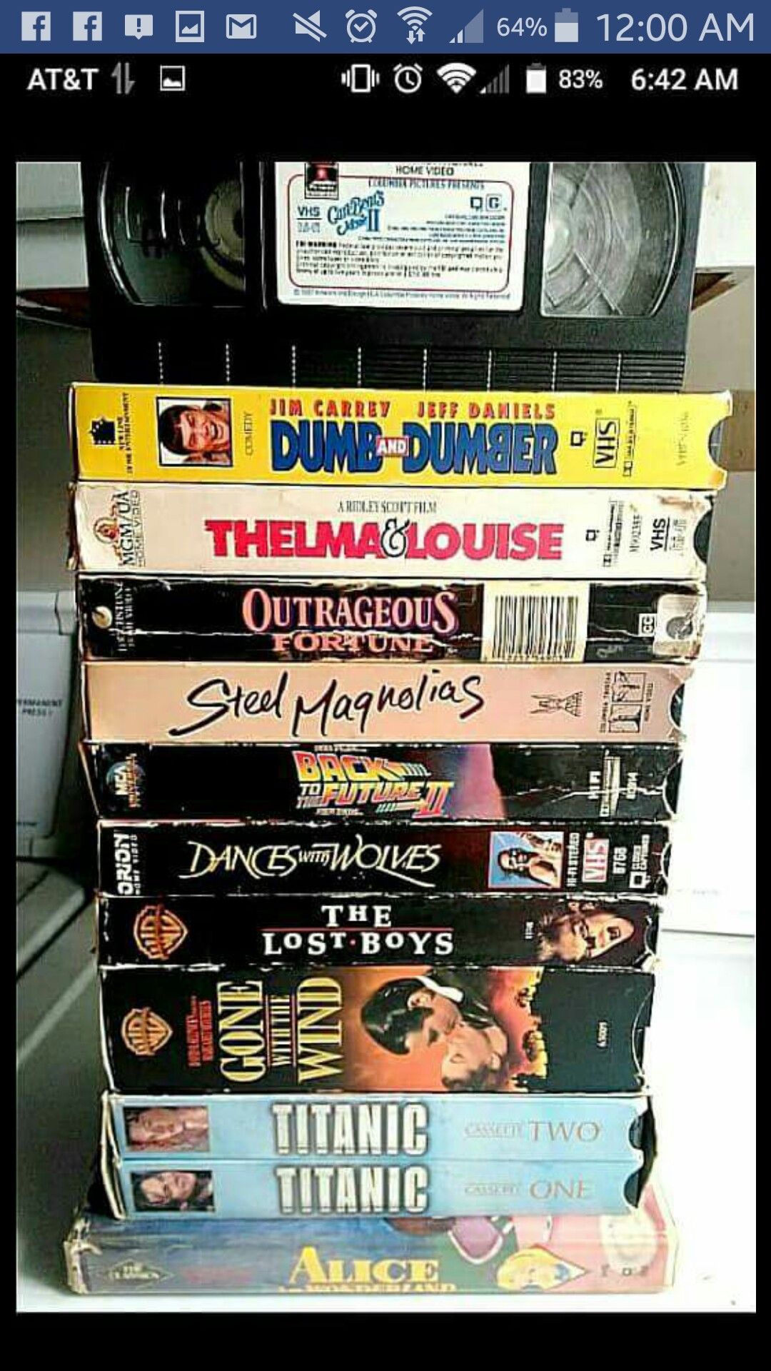 VHS' Tapes