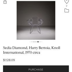 Metal Diamond Chair
