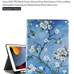 Case for iPad 9.7 2018/2017, for iPad Air 2, for iPad Air 1 Case,Soft TPU Back Cover, Bump Drop Resistance Folio Leather