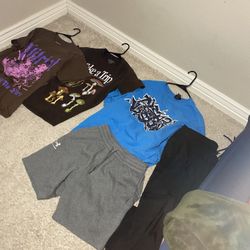 Graphic Tees Bundle (6–7 Shirts) Size M/L – Obey, Nike, Streetwear
