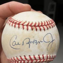 Cal Ripken jr signed autographed baseball