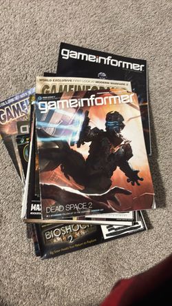 Old gaming magazines from 90’s and 2000’s