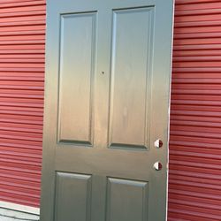 36”w, 94”h,  main entrance door