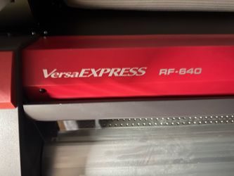 Roland RF-640 wide format solvent printer