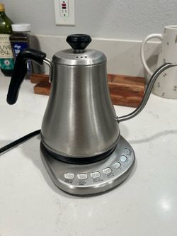 Gooseneck stainless steel kettle