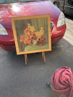 Card table vintage 27x 27”