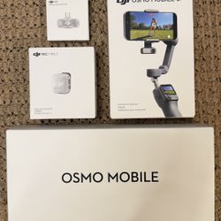 DJI Osmo Mobile 8P Pro Creator Bundle - Built In Detachable Screen - New In box