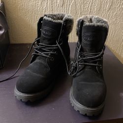LUGZ black Work Boots/ Snow Boots Women Size 5.5