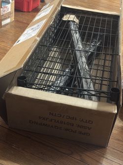 5-tier Steel Shelving Black