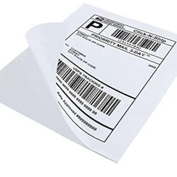 Sticker Paper 8.5" x 11" Full Sheet Label