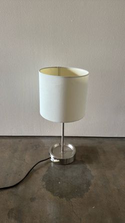 Small Table Lamp with Drum Shade