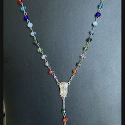 ❤️Valentines Handmade By Marele22 Crystals Rosaries Or Choker Necklace. SALE $20  🍀