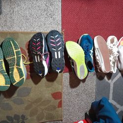 Multiple Running, Tennis Shoes. Vans, Nike Etc.