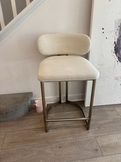 Kathy Kuo 1 Bar Stool Gold